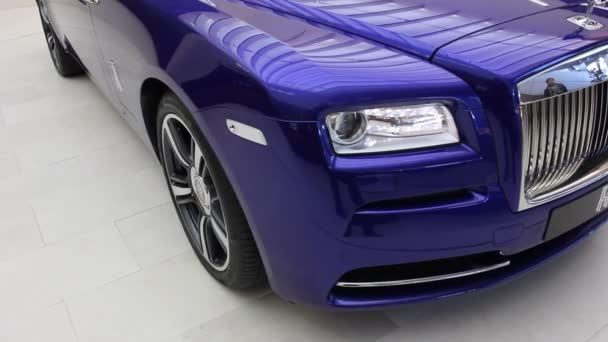 Supersamochód Rolls-Royce wraith — Wideo stockowe