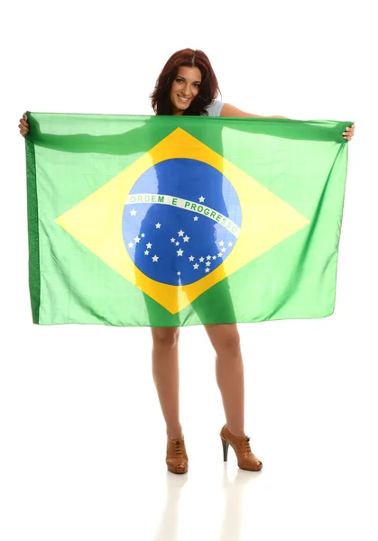 Beautiful Brazilian Fan — Stock Photo, Image