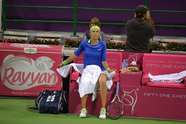 Victoria Azarenka Pause — Stockfoto