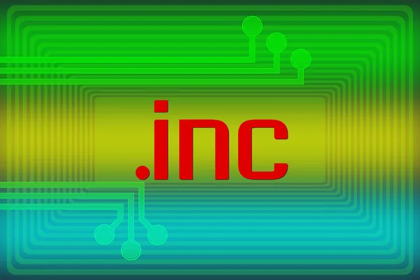 Dot inc domain név — Stock Fotó