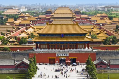 The Forbidden City,Beijing,China clipart