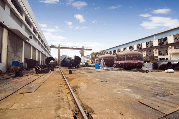 Machinery manufacturing factory in China — Stock Photo, Image