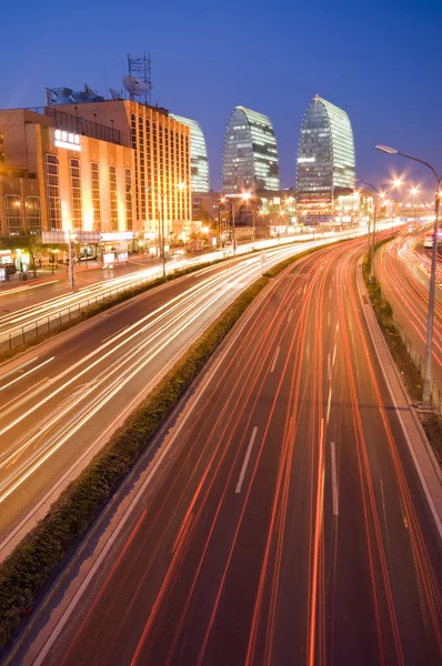 Traffic at night — Stock Photo, Image