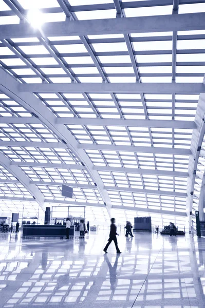 Passenger in the Beijing airport — Stock Photo, Image