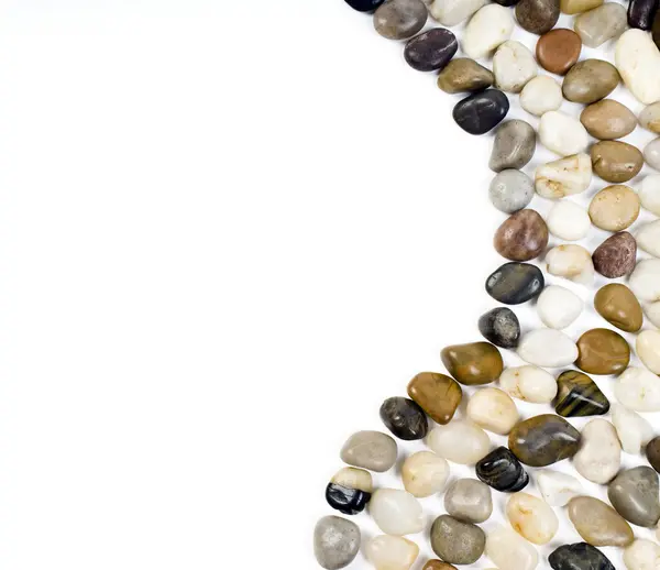 Stones composed in a curve — Stock Photo, Image