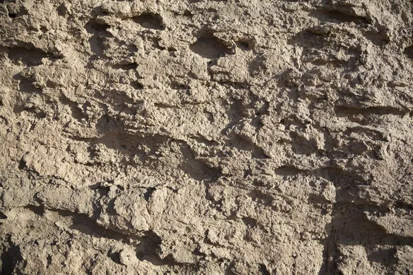 Close-up of the dried up surface of clay — Stock Photo, Image