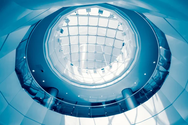 The mall hall of round ceiling — Stock Photo, Image