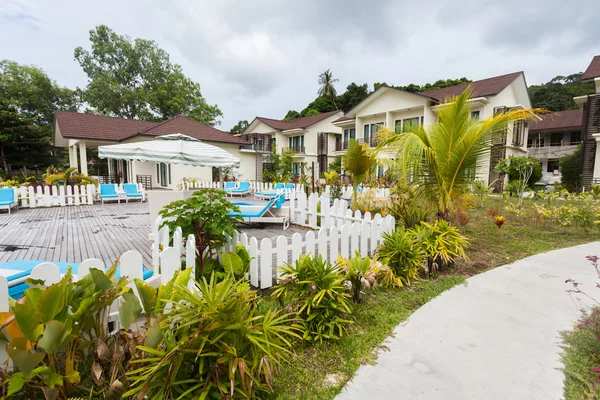 Luksusowy hotel w tropical island, Malezja — Zdjęcie stockowe