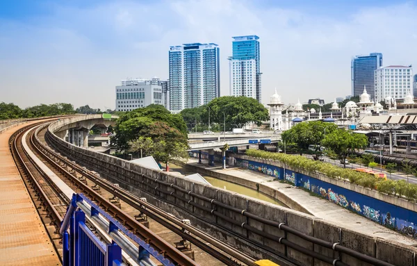 Urban rail transit i kuala lumpur, malaysia — Stockfoto