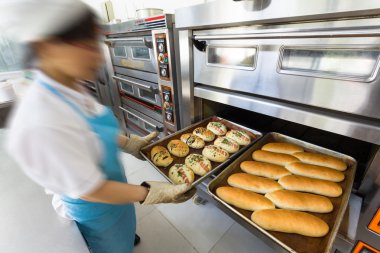 Bir Çin restoranı mutfak