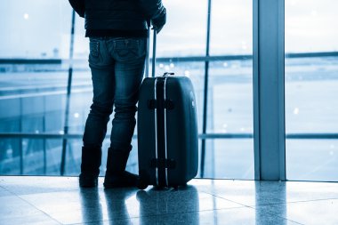 Gezgin siluetleri Airport, beijing