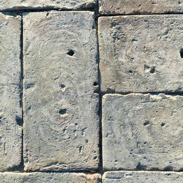 Bricks on the ground, texture background — Stock Photo, Image