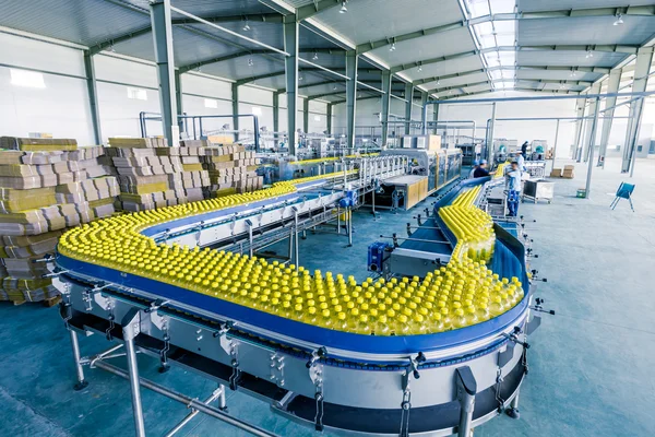 中国の飲料生産工場 — ストック写真