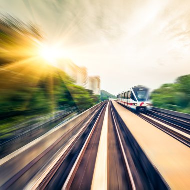 gökyüzü treni ile şehir merkezini kuala Lumpur, Hareket Bulanıklığı