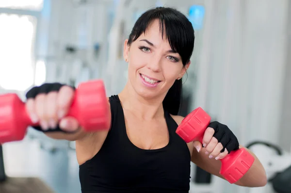 Gym kvinna — Stockfoto