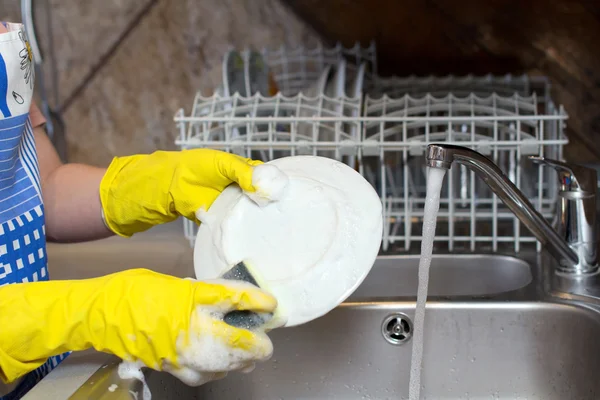 Keuken vrouw — Stockfoto