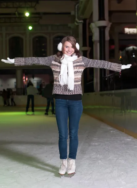 Patinagem no gelo — Fotografia de Stock