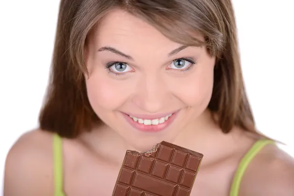 Girl and Candy — Stock Photo, Image