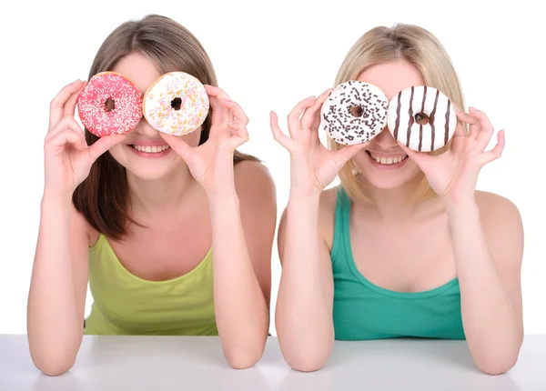 Girl and Candy — Stock Photo, Image