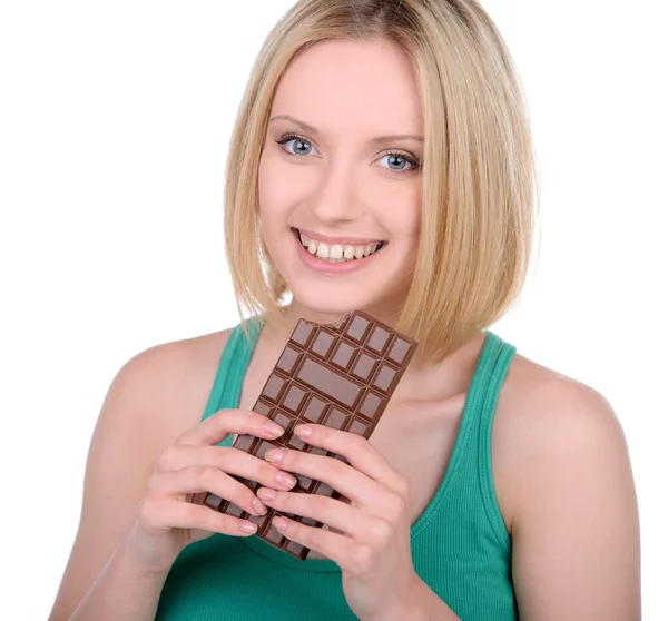 Girl and Candy — Stock Photo, Image