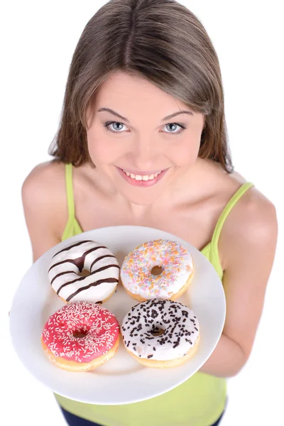 Girl and Candy Stock Image