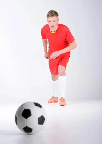 Voetbal — Stockfoto