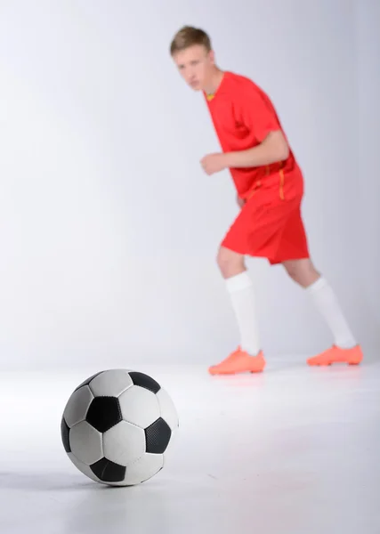 Voetbal — Stockfoto