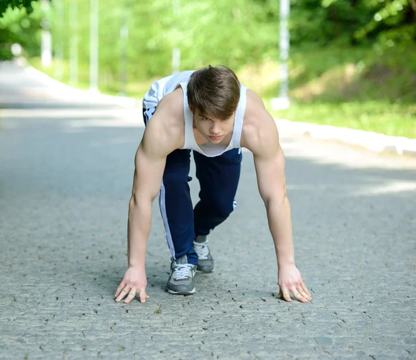 Fitness al aire libre — Foto de Stock