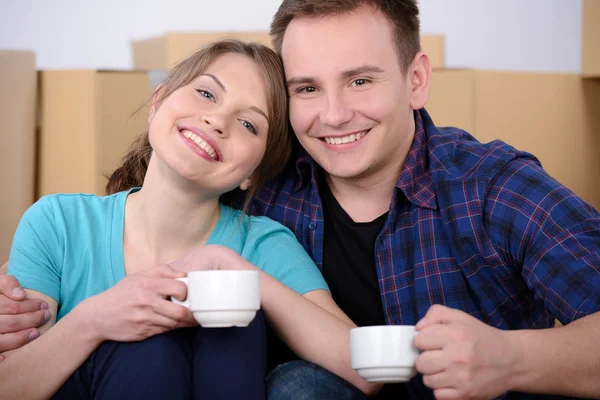 Moving to house — Stock Photo, Image