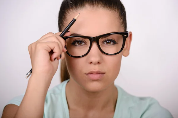 Mooie vrouw. — Stockfoto