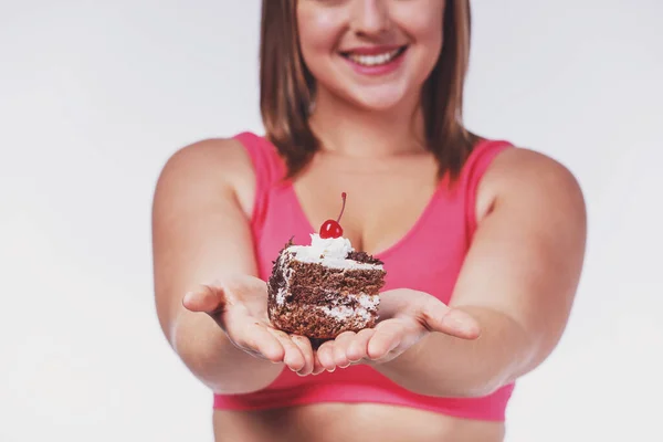 Das Konzept Der Gesunden Ernährung Diät Diät Isoliert Auf Weißem — Stockfoto