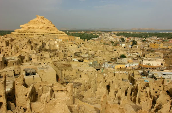 Shali, el casco antiguo de los oasis de Siwa Imagen de archivo