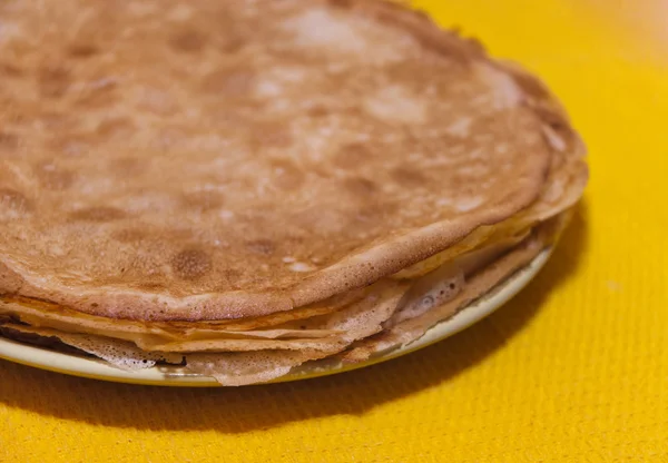 Maslennitsa in Russia. Pancakes. — Stock Photo, Image