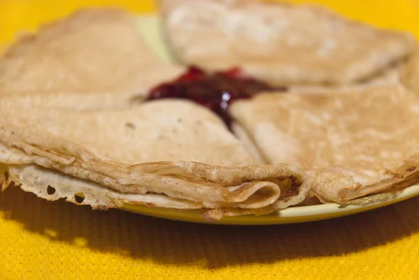 Maslennitsa in Russia. Pancakes. — Stock Photo, Image