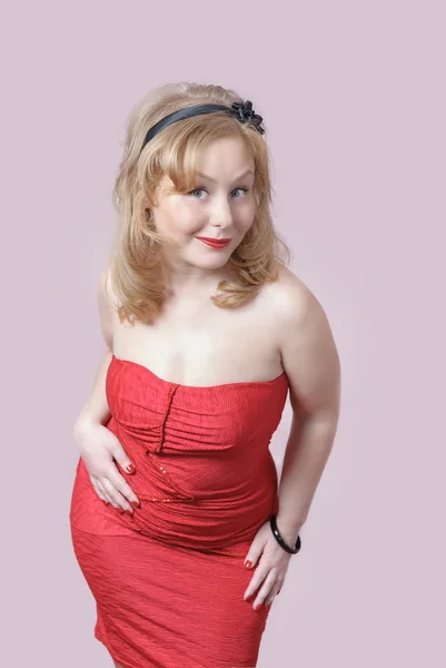 Pinup vrouw — Stockfoto