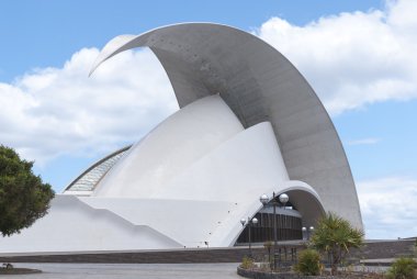auditorio. Santa cruz de tenerife, İspanya.
