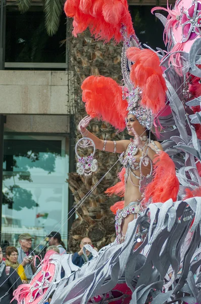 Santa cruz på Teneriffa carnival 2014 — Stockfoto