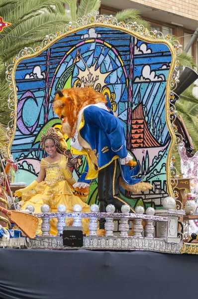 Santa cruz på Teneriffa carnival 2014 — Stockfoto