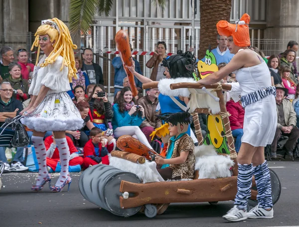 Santa cruz på Teneriffa carnival 2014 — Stockfoto