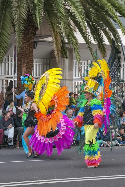 Санта Крус де Тенеріфе карнавал 2014 Стокове Зображення