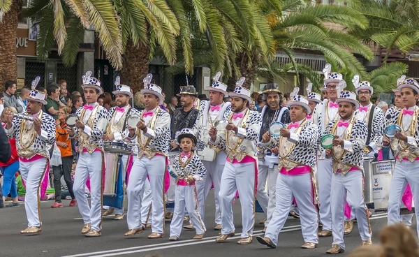 Санта Крус де Тенеріфе карнавал 2014 Стокове Фото