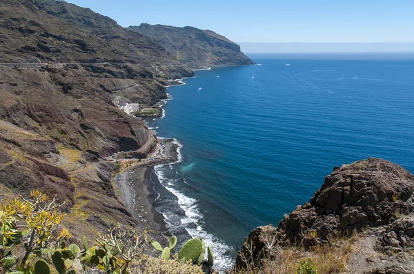 Panorama da praia Las Teresitas, Tenerife — Fotografia de Stock