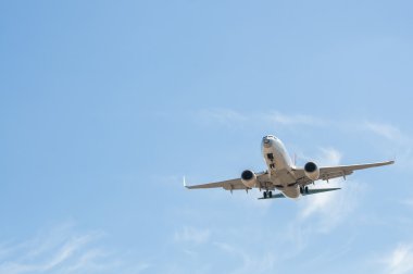 uçak üzerinde son yaklaşma