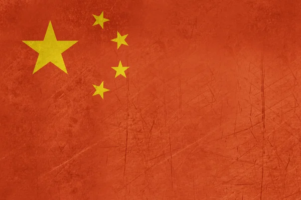 Grunge Peoples Republic of China flag — Stock Photo, Image