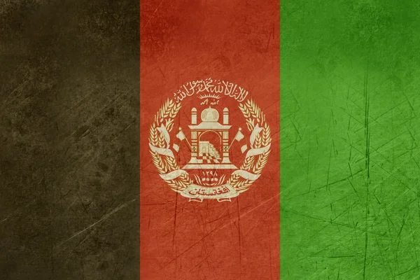 Vlajka Afghánistánu grunge — Stock fotografie