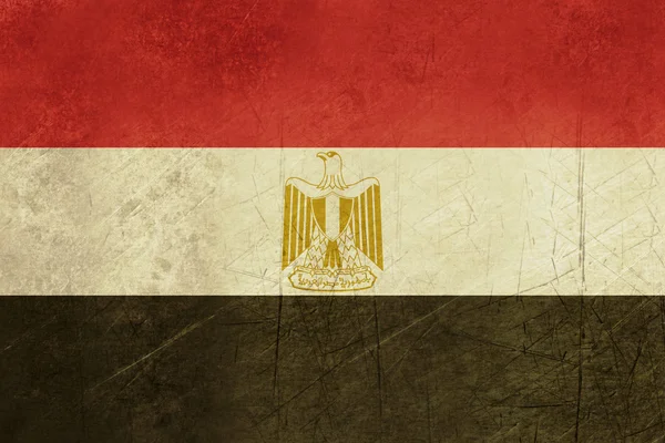 Grunge-Flagge Ägyptens — Stockfoto