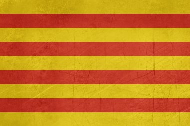 Grunge catalonia bayrağı
