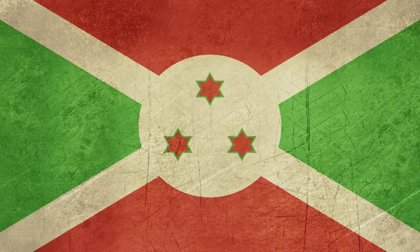 Grunge Burundi flag — Stock Photo, Image