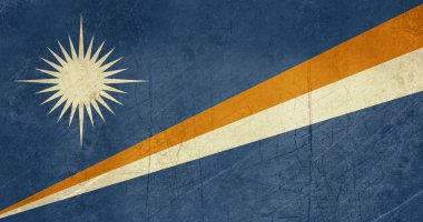 Grunge marshall Adaları bayrağı