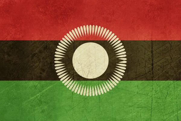 Flaga malawi grunge — Zdjęcie stockowe